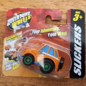 Citroen 2CV Pizza Delivery Adventure Wheels Slickers Micro Pullback